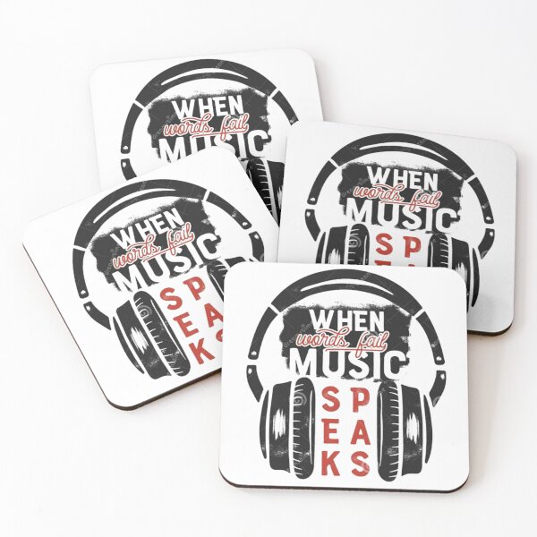 Item preview, When Words Fail Music Speaks designed and sold by storeInsight.