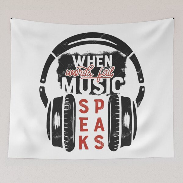 Item preview, When Words Fail Music Speaks designed and sold by storeInsight.