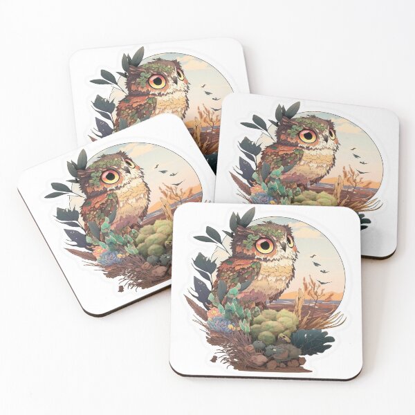 Item preview, Owl - Colorful Cartoon Animals designed and sold by Sunchaser World.