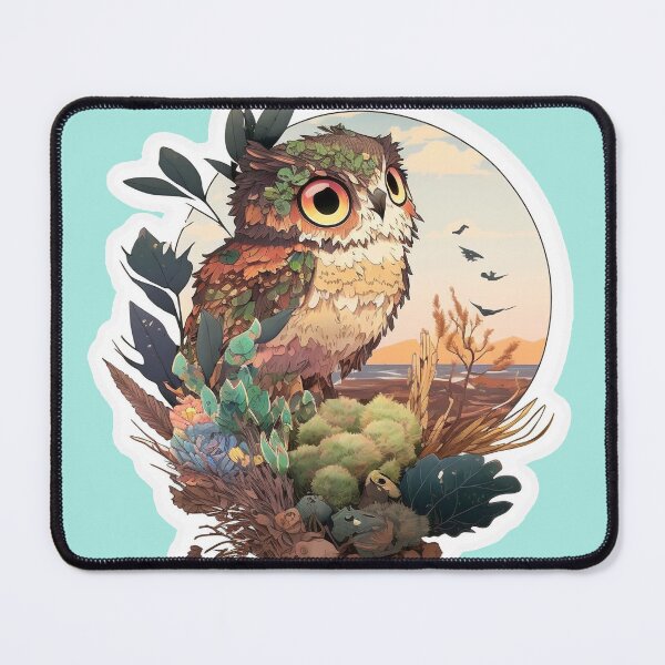 Item preview, Owl - Colorful Cartoon Animals designed and sold by Sunchaser World.