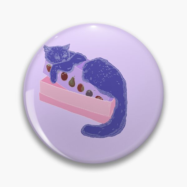 Item preview, Violet cat sleeps in fruit box designed and sold by kimmaysart.