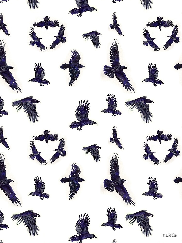 flock of ravens by naktis