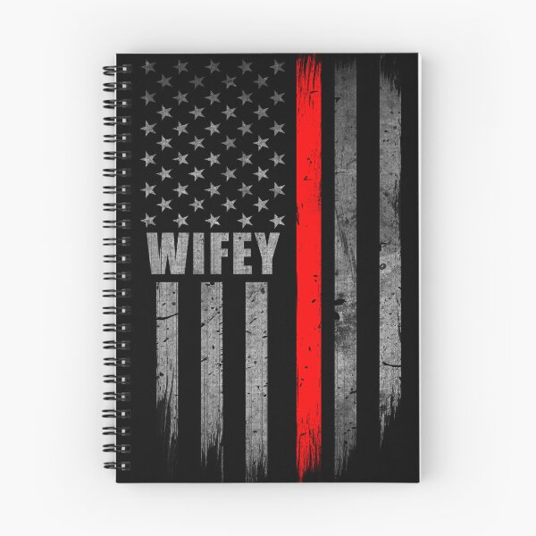 Item preview, Firefighter Wife Thin Red Line Flag Fire Wife Fire Department Gift designed and sold by bluelinegear.