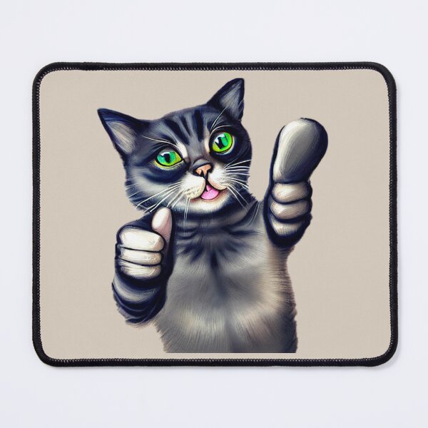 Item preview, Cat with thumbs up artwork designed and sold by Nakumis-shop.