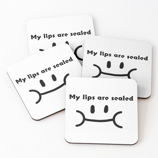 Item preview, My Lips Are Sealed  designed and sold by goldishdrawings.