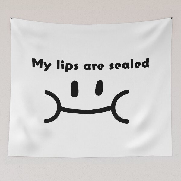 Item preview, My Lips Are Sealed  designed and sold by goldishdrawings.