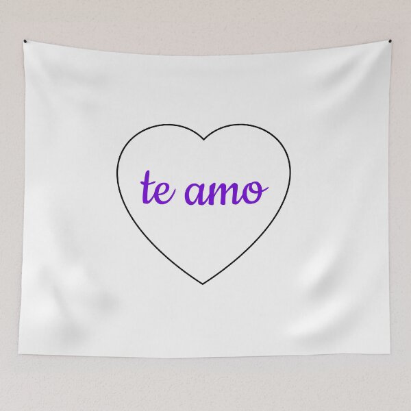 Item preview, Te amo - I love you in Spanish -  Heart Corazon designed and sold by Inspirationmotivation.