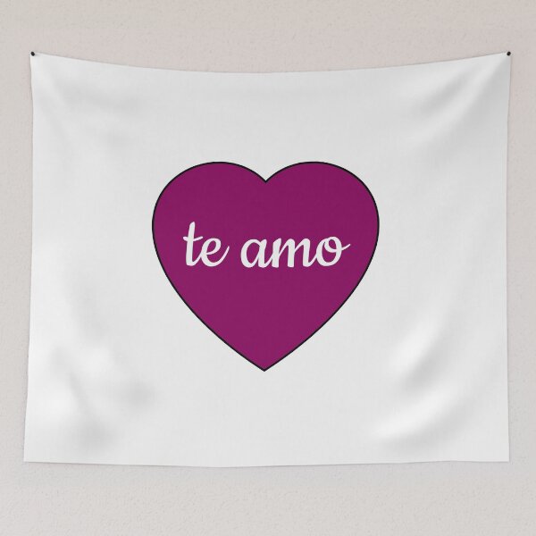 Item preview, Te amo - I love you in Spanish -  Heart Corazon designed and sold by Inspirationmotivation.