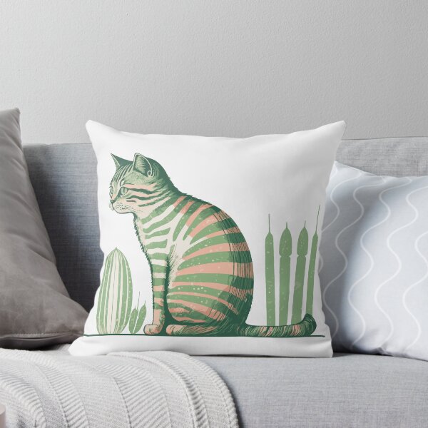 Artikelvorschau, Wassermelonen-Wüstenkatze entworfen und verkauft von FantasyPatterns.
