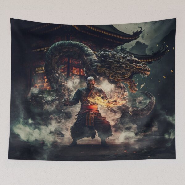 Item preview, the battle of the warrior and the dragon designed and sold by BaynoSama.