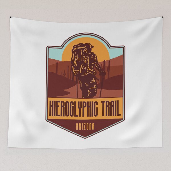 Item preview, Hieroglyphic Trail - Arizona designed and sold by Moritz Schwäble.