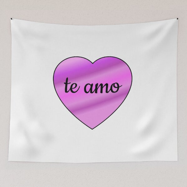 Item preview, Te amo - I love you in Spanish -  Heart Corazon designed and sold by Inspirationmotivation.