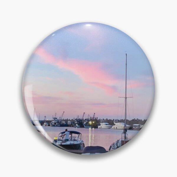 Item preview, boats in the harbor at sunset designed and sold by danielpanainte.