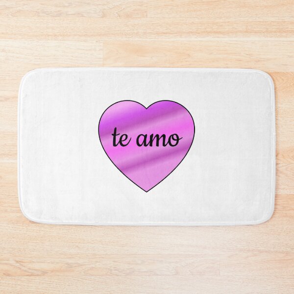 Item preview, Te amo - I love you in Spanish -  Heart Corazon designed and sold by Inspirationmotivation.