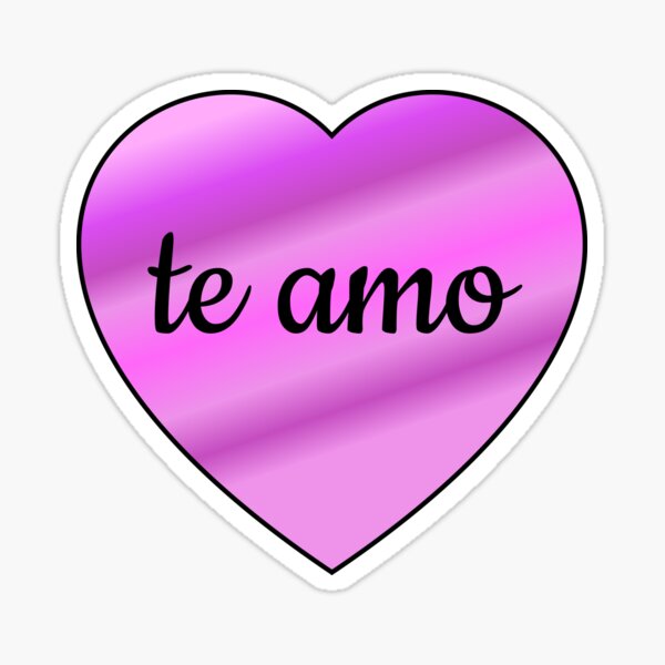 Red Heart Eu Te Amo sticker