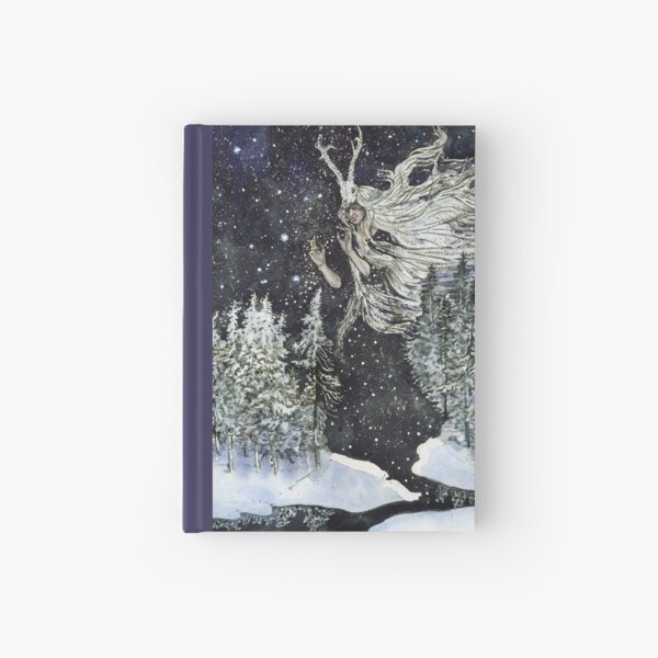 winter witch Hardcover Journal