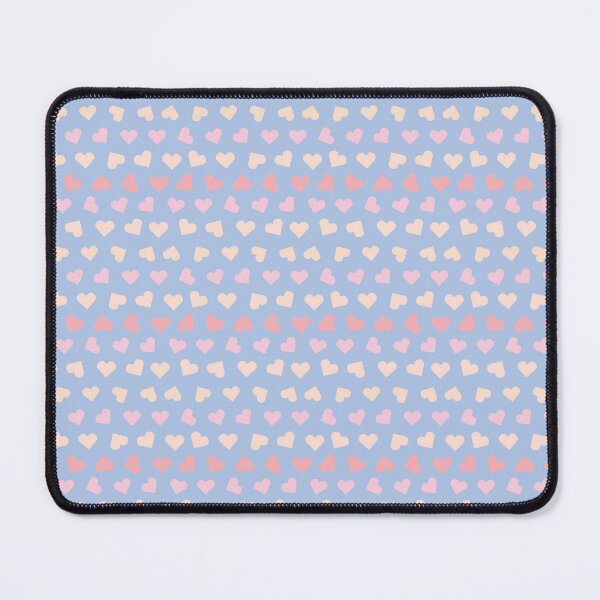 Item preview, Blue Pink Peach Pastel Hearts designed and sold by 2CreativeNomads.