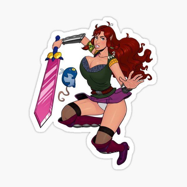 Lusty Attack - Full colour Sticker