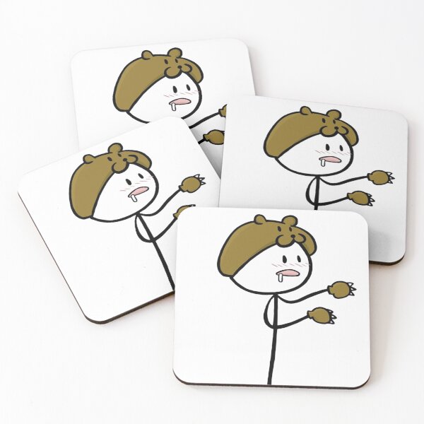 Item preview, bear looking stickman designed and sold by bahiko.