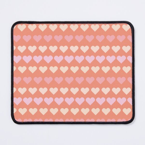 Item preview, Peach Pink Pastel Hearts Horizontal Design designed and sold by 2CreativeNomads.