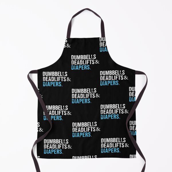 Item preview, Dumbbells Deadlifts Diapers Gym designed and sold by JosefCepak.