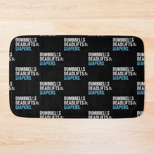 Item preview, Dumbbells Deadlifts Diapers Gym designed and sold by JosefCepak.