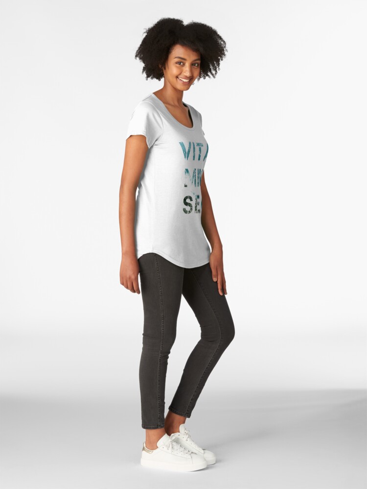 Alternate view of Vitamin Sea Premium Scoop T-Shirt