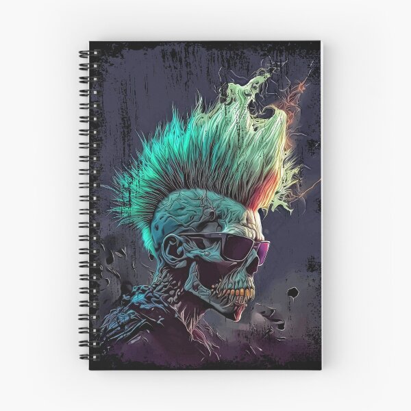 Item preview, Dark Horror Punk Zombie Skull designed and sold by drizzd.