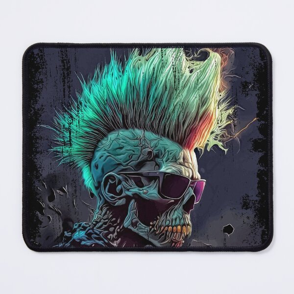 Item preview, Dark Horror Punk Zombie Skull designed and sold by drizzd.