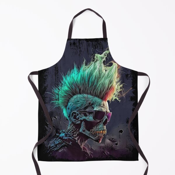 Item preview, Dark Horror Punk Zombie Skull designed and sold by drizzd.