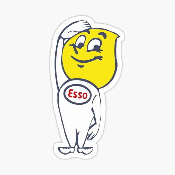 Esso Boy Salute Sticker