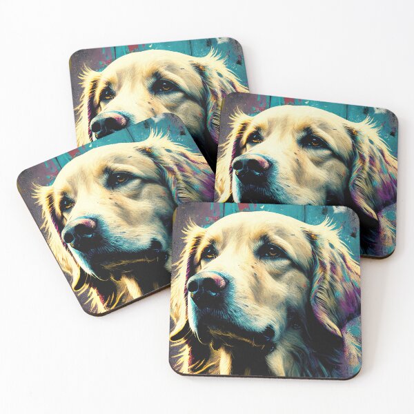 Item preview, Golden Retriever Graffiti Art Street Art Dog Art designed and sold by MusedPrints.