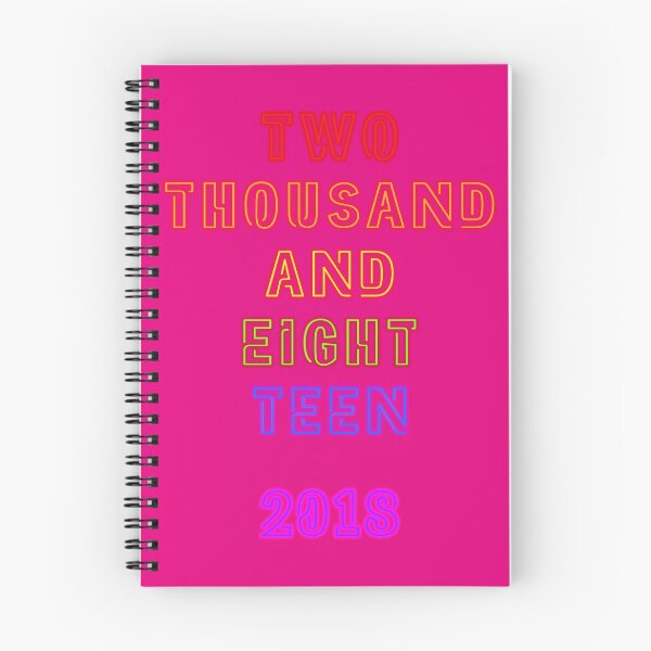 Item preview, EQUALITY Neon - Two Thousand And Eight Teen 2018 - Notebooks & more designed and sold by Hell-Prints.