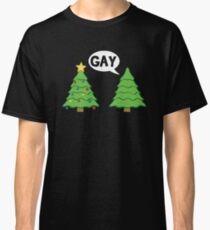 Homosexueller Weihnachtsbaum Lustiger Weihnachtsfeiertag Classic T-Shirt