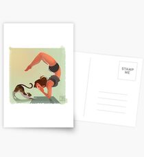 Yoga Zeit Postkarten