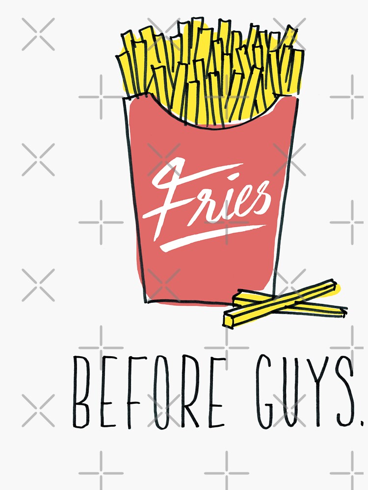 fries before guys plush