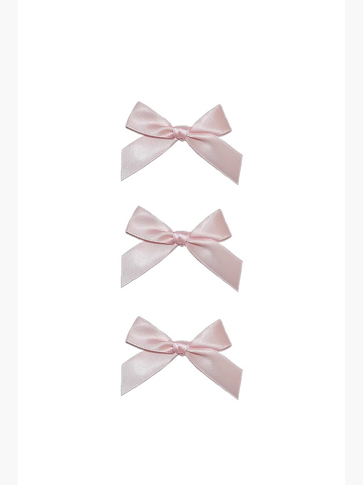 Coquette balletcore pink bows | Art Board Print