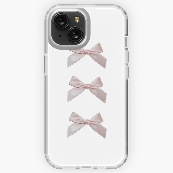 Coquette balletcore pink ribbon bow | Sticker