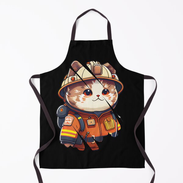 Item preview, Fireman Cat designed and sold by HarriPaloma.
