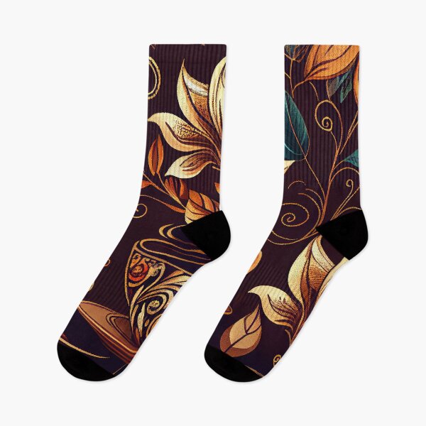 Item preview, Brewing with Style - Vintage Floral Coffee Design designed and sold by MrBeerholder.