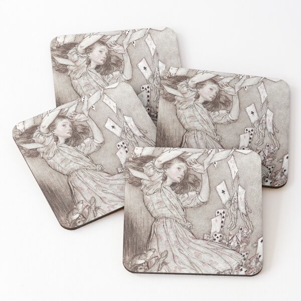Item preview, Alice in Wonderland and Flying Cards designed and sold by madisonrvd.