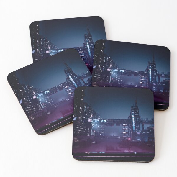 Item preview, Lucys House Night City View designed and sold by splootier.