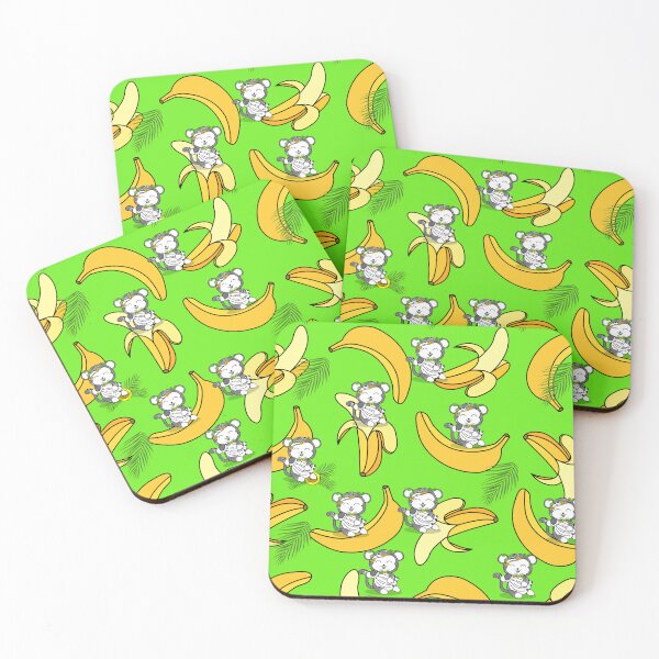 Item preview, Monkey banana themed trendy Pattern designed and sold by Swagmode.