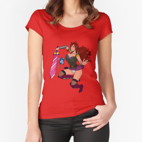 Lusty Attack - Full colour Fitted Scoop T-Shirt