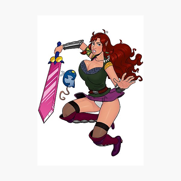 Lusty Attack - Full colour Photographic Print