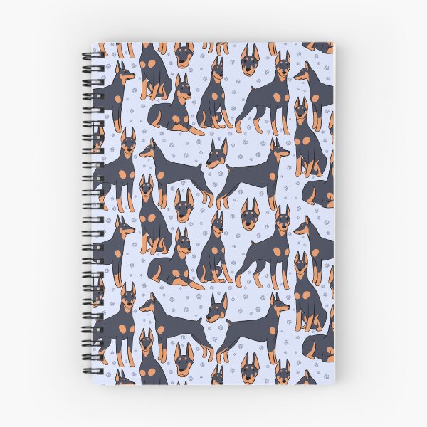 Item preview, Cute Doberman illustration pattern designed and sold by Yarafantasyart.