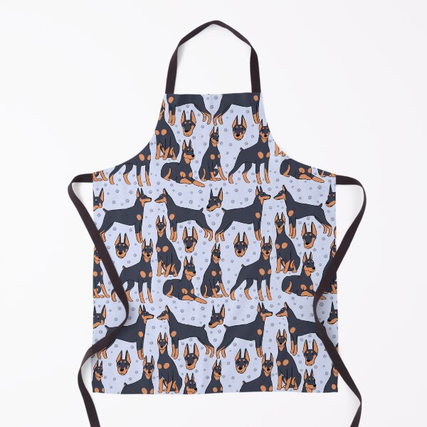 Item preview, Cute Doberman illustration pattern designed and sold by Yarafantasyart.