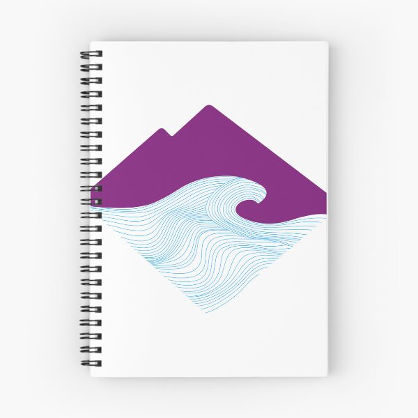 Item preview, Purple Mountain Wave designed and sold by CleverILY.