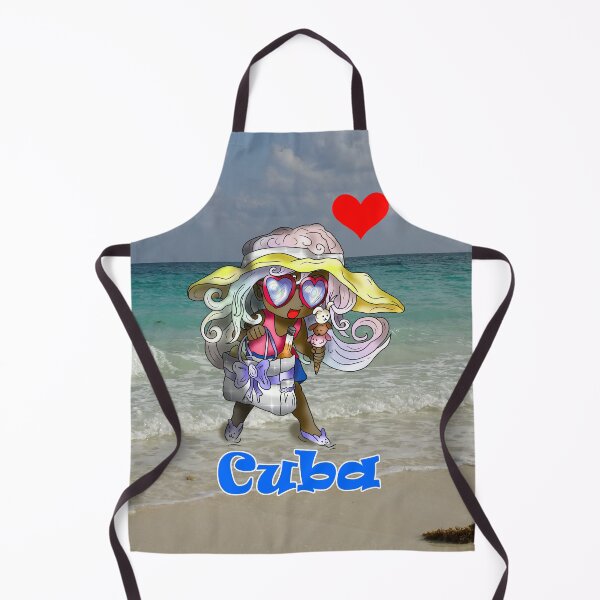 Item preview, cuban beach girl designed and sold by CuisineCat.