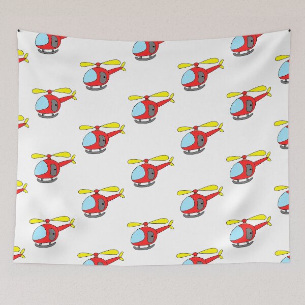 Item preview, Cartoon Chopper Helicopter designed and sold by Desings-by-Tina.